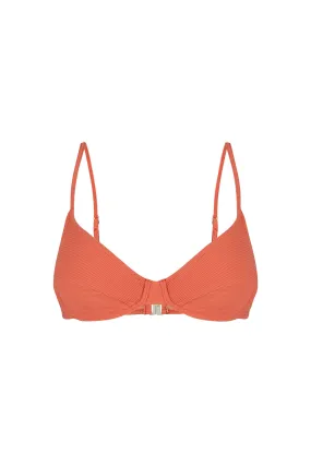 Signature Balconette Bra Cup Top - Papaya