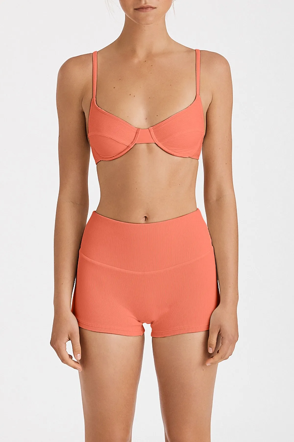 Signature Balconette Bra Cup Top - Papaya