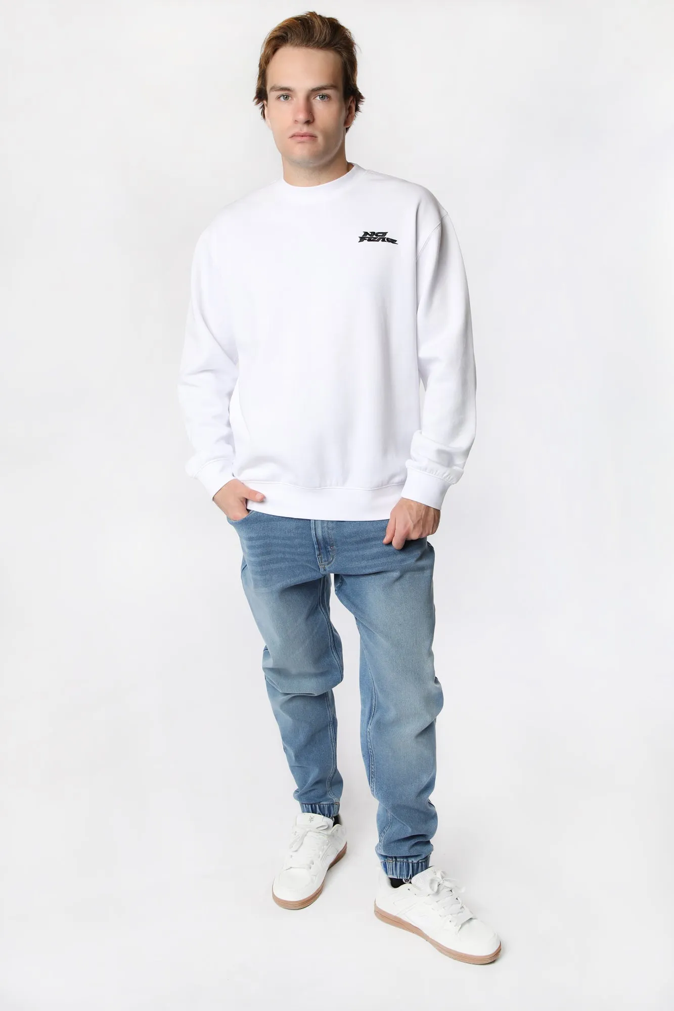 Sweatshirt Logo Brodé No Fear Homme