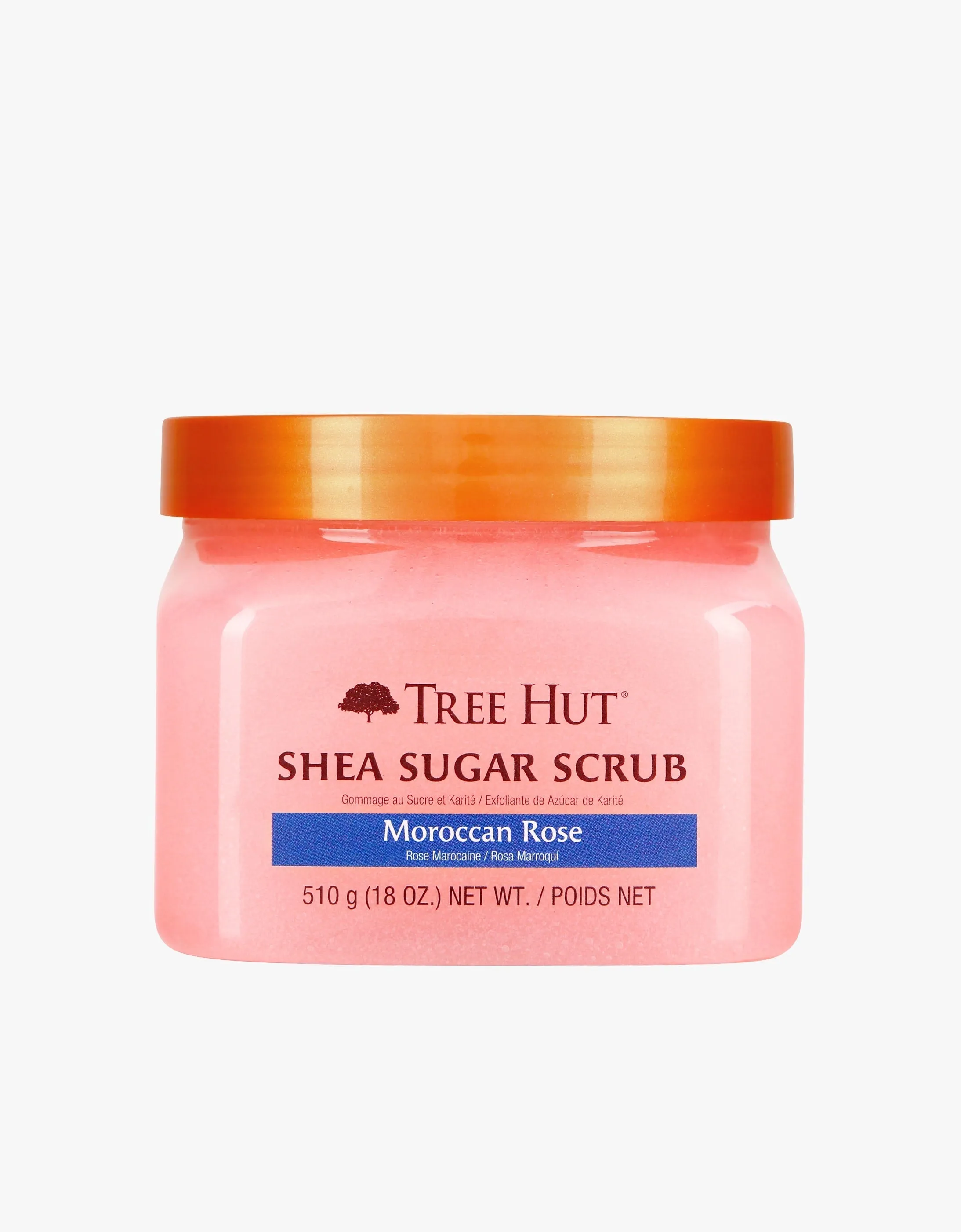 TREEHUT Moroccan Rose Exfoliante de Azúcar con Karité