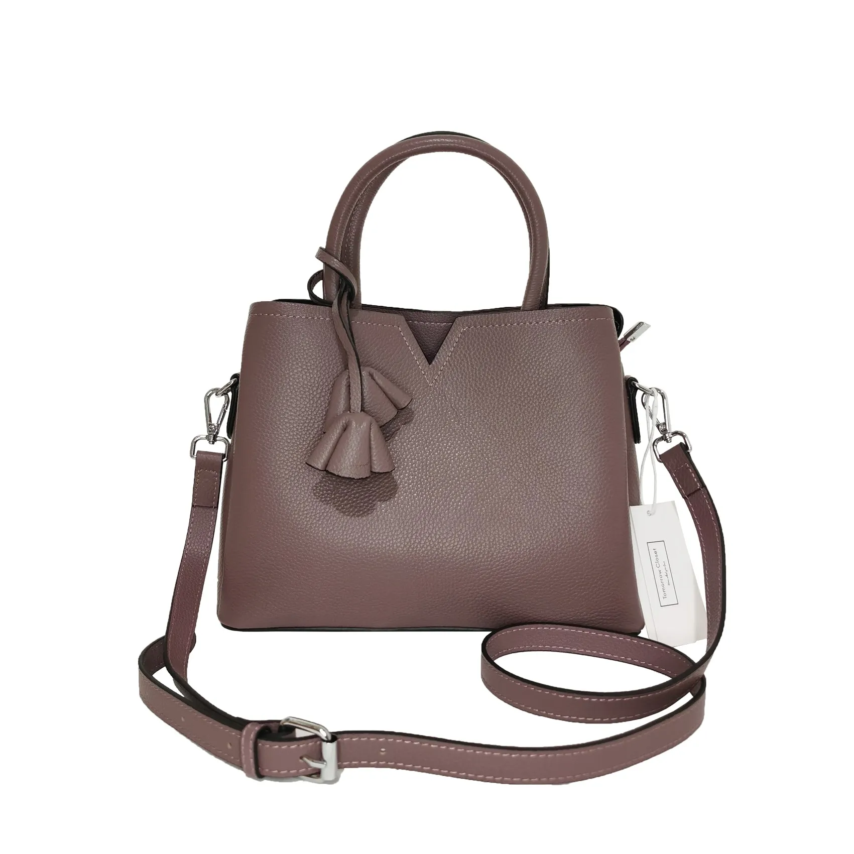 Women's genuine cowhide leather handbag Kriz design